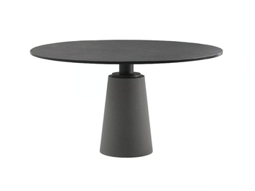 MESA - Round natural stone table by Poltrona Frau - view 2